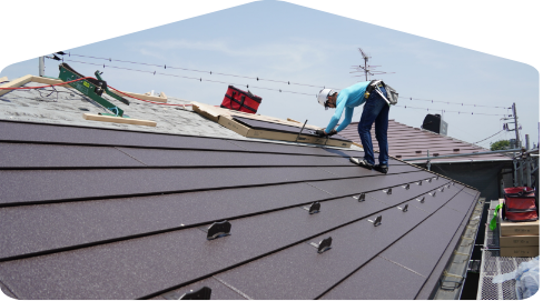 ビルドアップの屋根工事