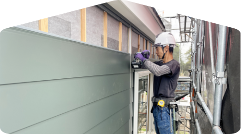 ビルドアップの外壁工事